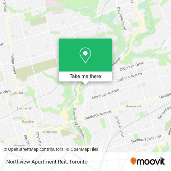 Northview Apartment Reit map