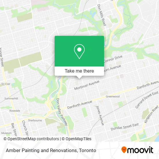 Amber Painting and Renovations map