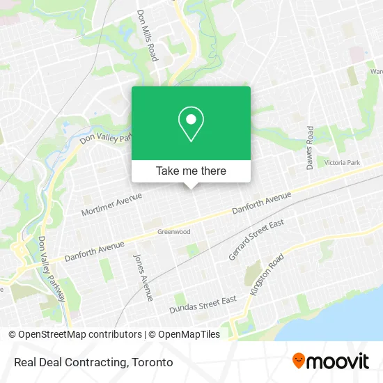 Real Deal Contracting map