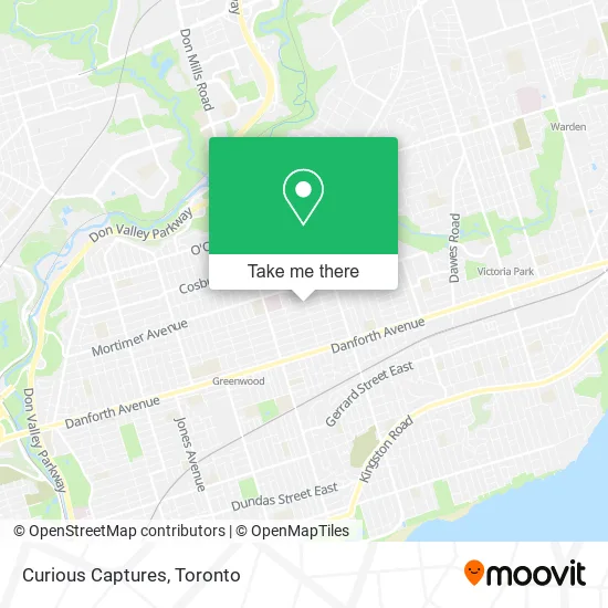 Curious Captures map