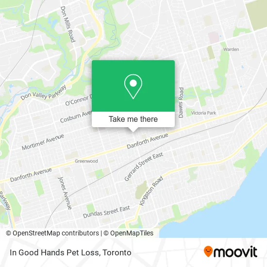 In Good Hands Pet Loss map