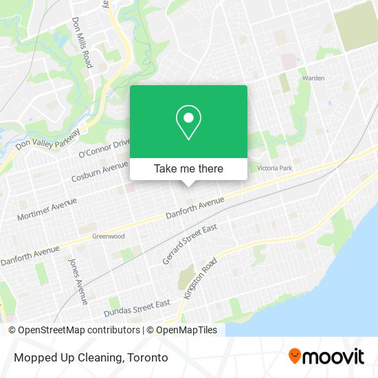 Mopped Up Cleaning map