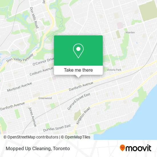 Mopped Up Cleaning map