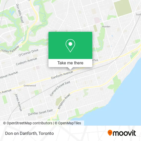 Don on Danforth map