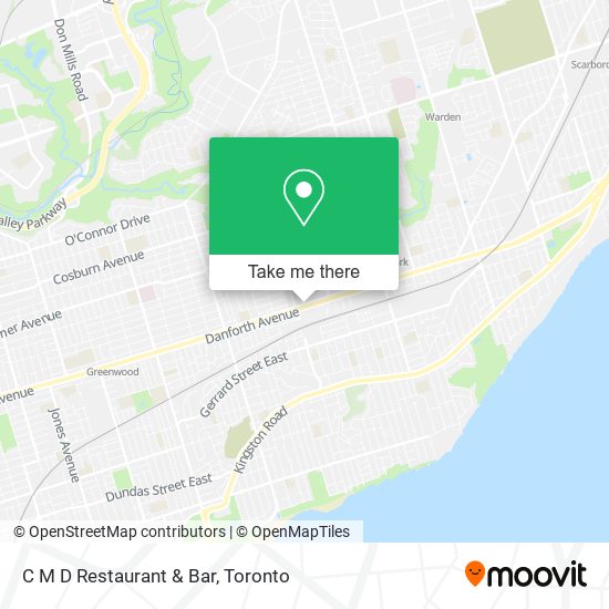 C M D Restaurant & Bar map