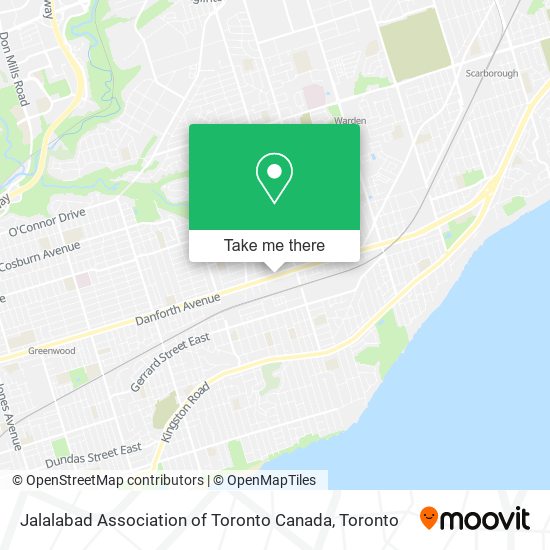 Jalalabad Association of Toronto Canada map