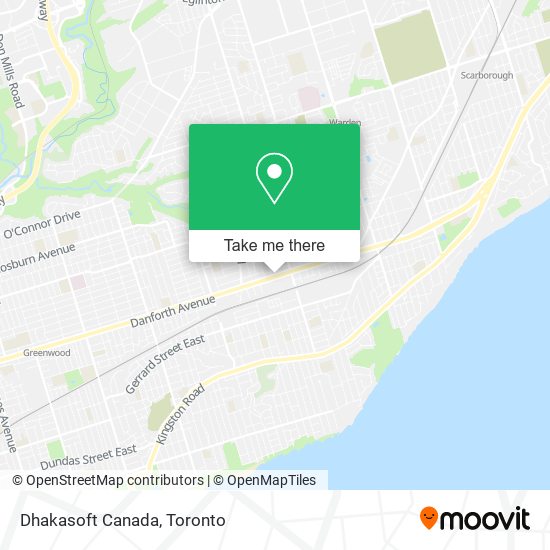 Dhakasoft Canada map