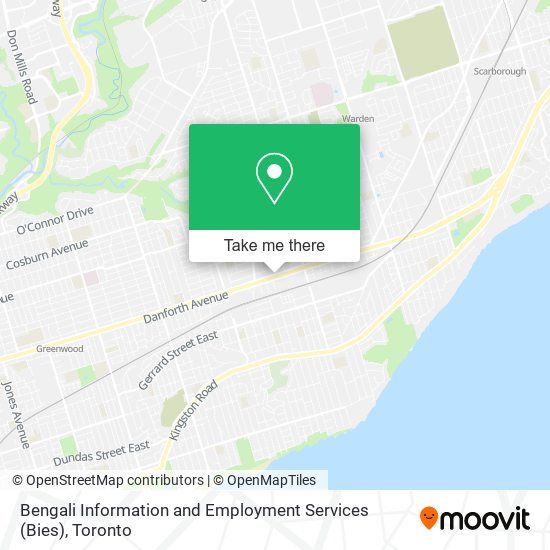 Bengali Information and Employment Services (Bies) map