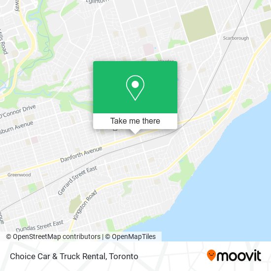 Choice Car & Truck Rental map