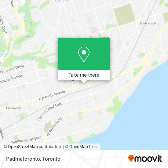 Padmatoronto map