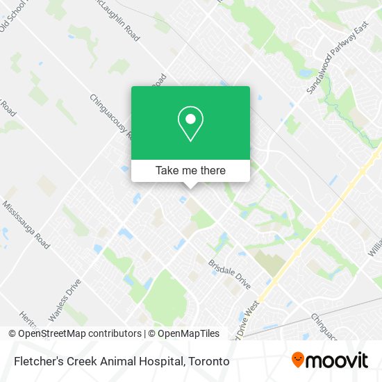 Fletcher's Creek Animal Hospital map
