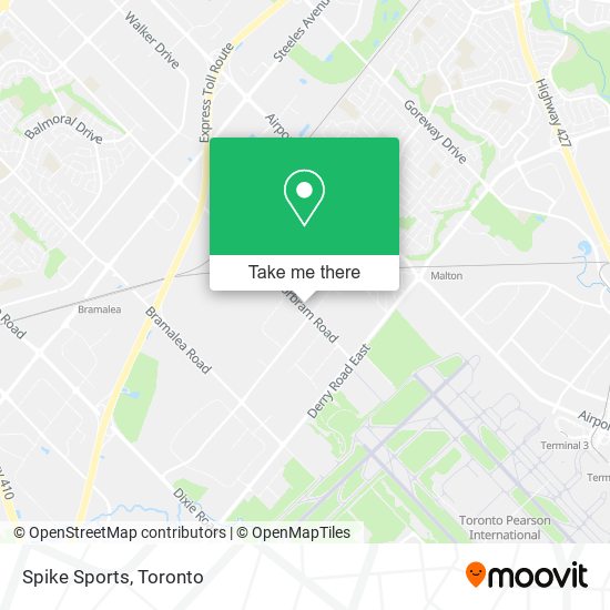 Spike Sports map