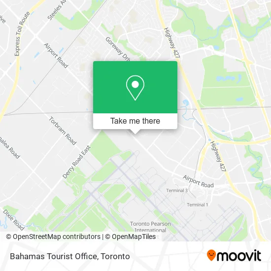 Bahamas Tourist Office map