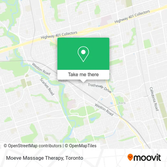 Moeve Massage Therapy map