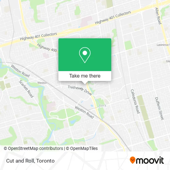 Cut and Roll map