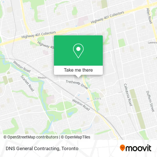 DNS General Contracting map