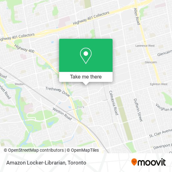 Amazon Locker-Librarian map