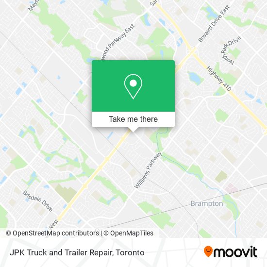 JPK Truck and Trailer Repair map