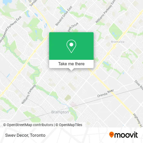 Swev Decor map