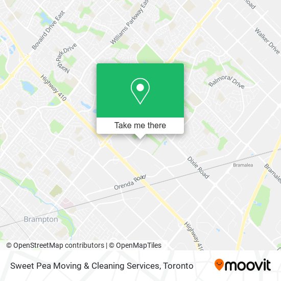 Sweet Pea Moving & Cleaning Services plan