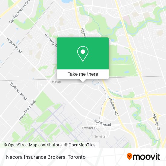 Nacora Insurance Brokers map