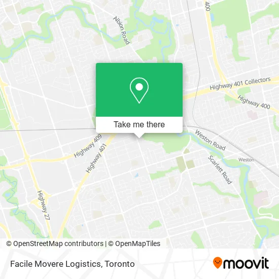 Facile Movere Logistics map