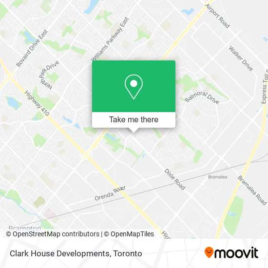 Clark House Developments map
