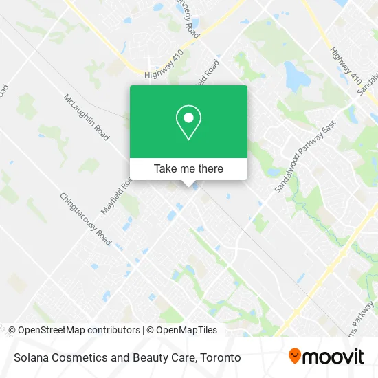 Solana Cosmetics and Beauty Care map