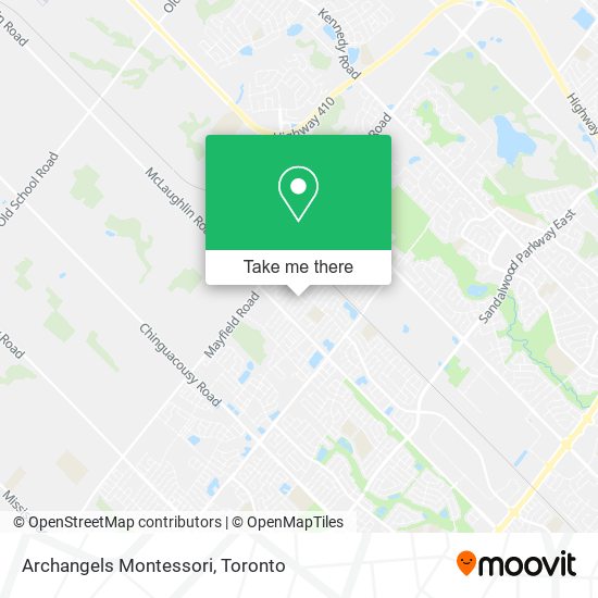 Archangels Montessori map