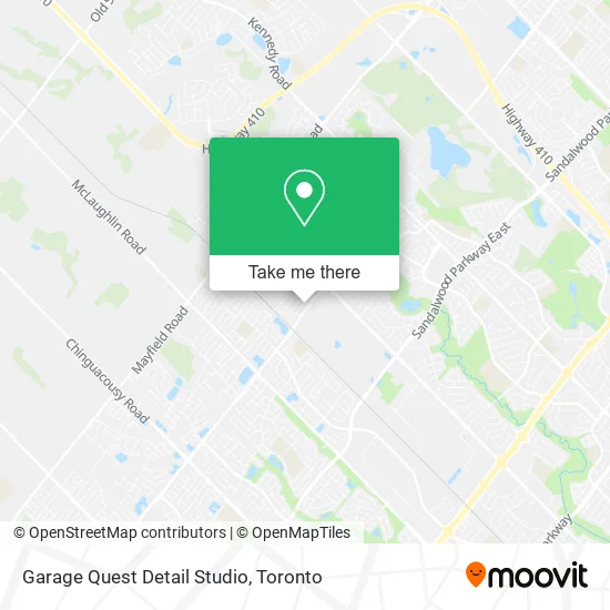 Garage Quest Detail Studio map