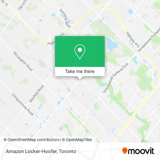 Amazon Locker-Hoofer map
