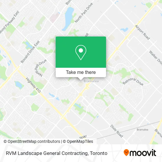 RVM Landscape General Contracting map