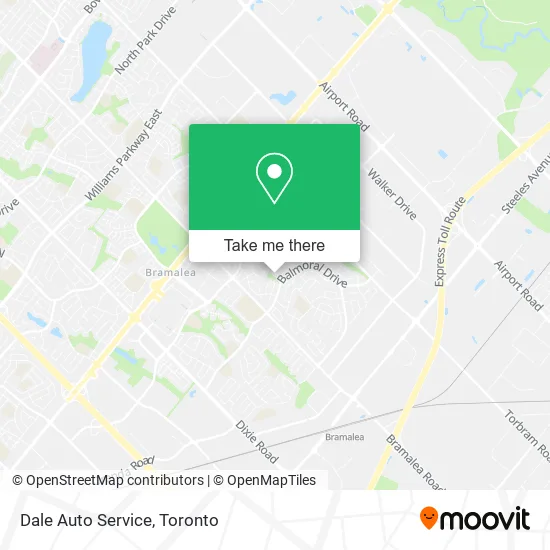 Dale Auto Service map