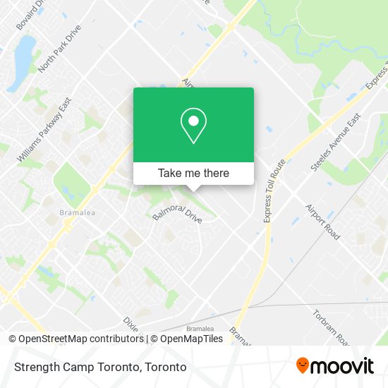 Strength Camp Toronto map