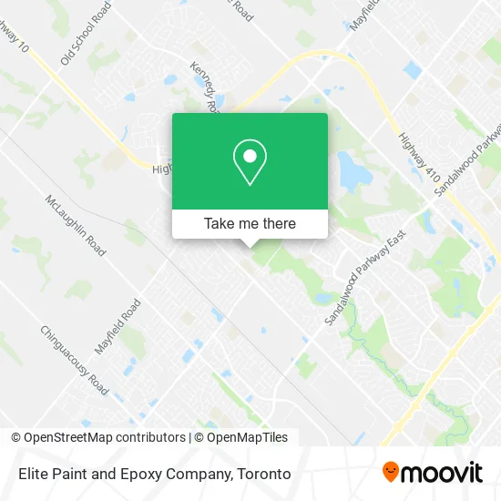 Elite Paint and Epoxy Company map