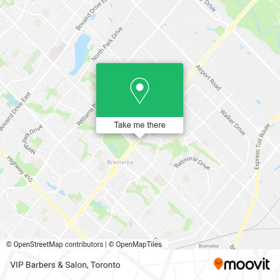 VIP Barbers & Salon map