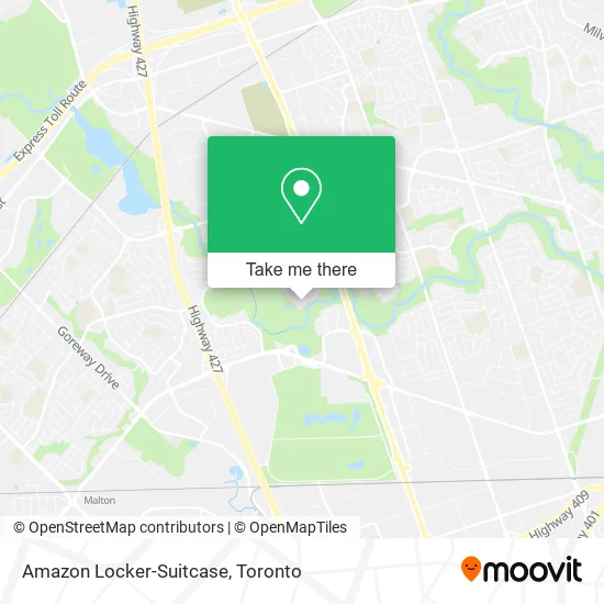 Amazon Locker-Suitcase map