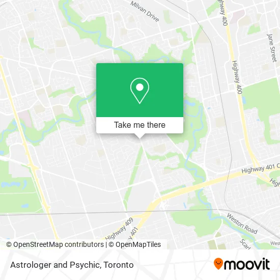 Astrologer and Psychic map