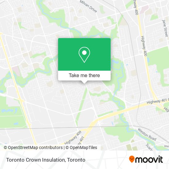 Toronto Crown Insulation map