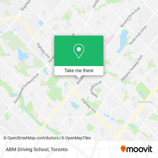 ABM Driving School map