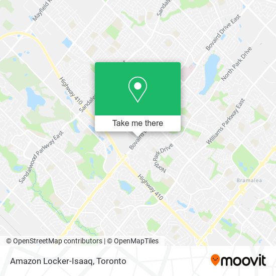 Amazon Locker-Isaaq map