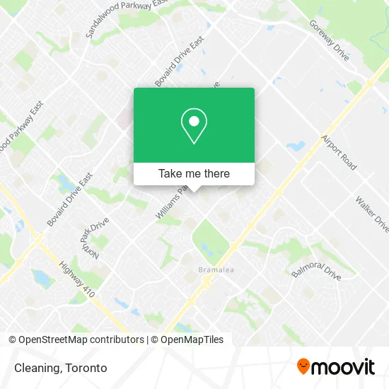 Cleaning map