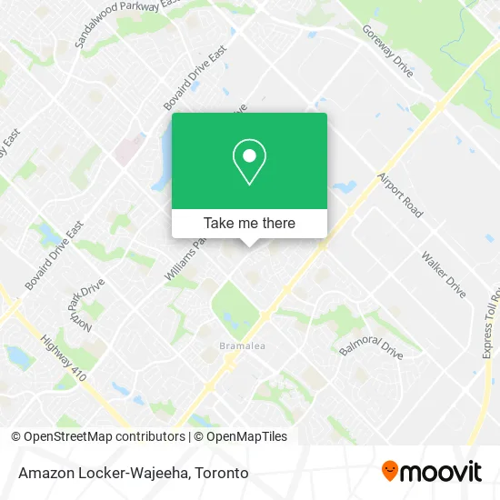 Amazon Locker-Wajeeha map
