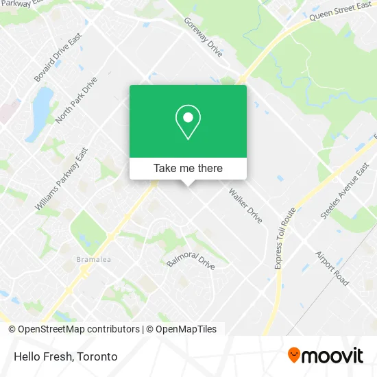 Hello Fresh map