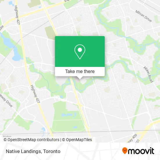 Native Landings map