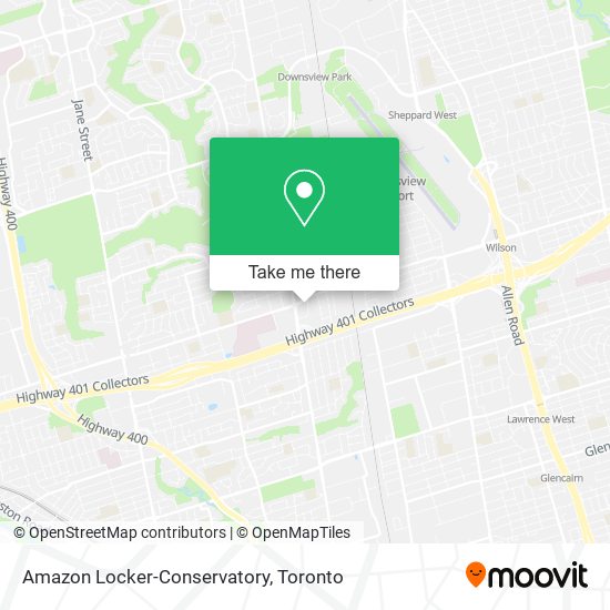 Amazon Locker-Conservatory map