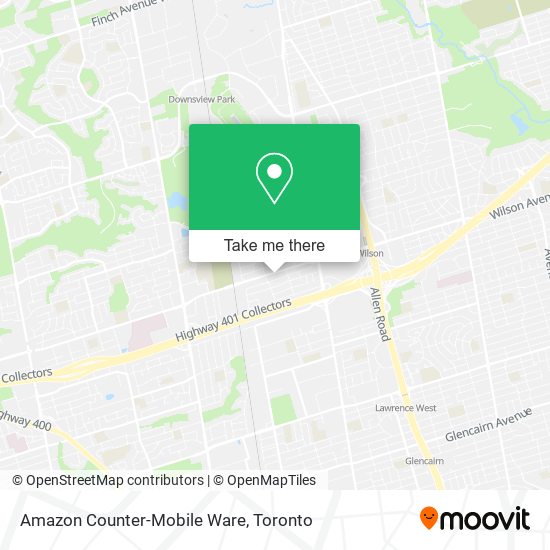 Amazon Counter-Mobile Ware map