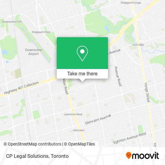 CP Legal Solutions map