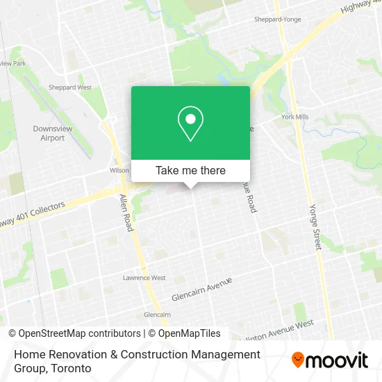 Home Renovation & Construction Management Group map
