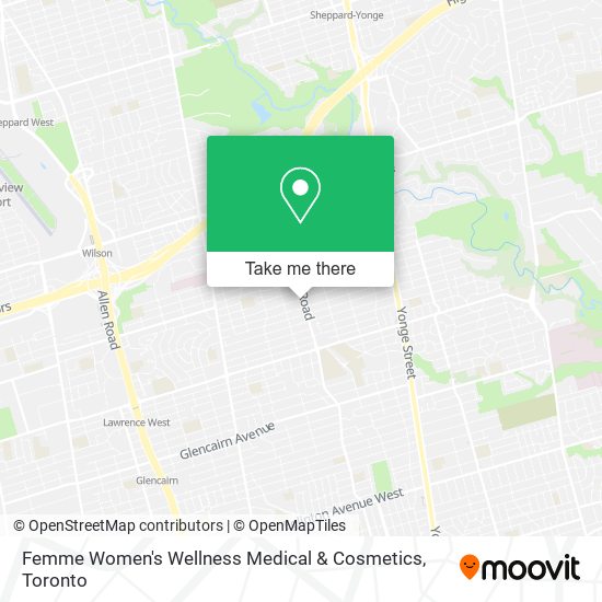Femme Women's Wellness Medical & Cosmetics map